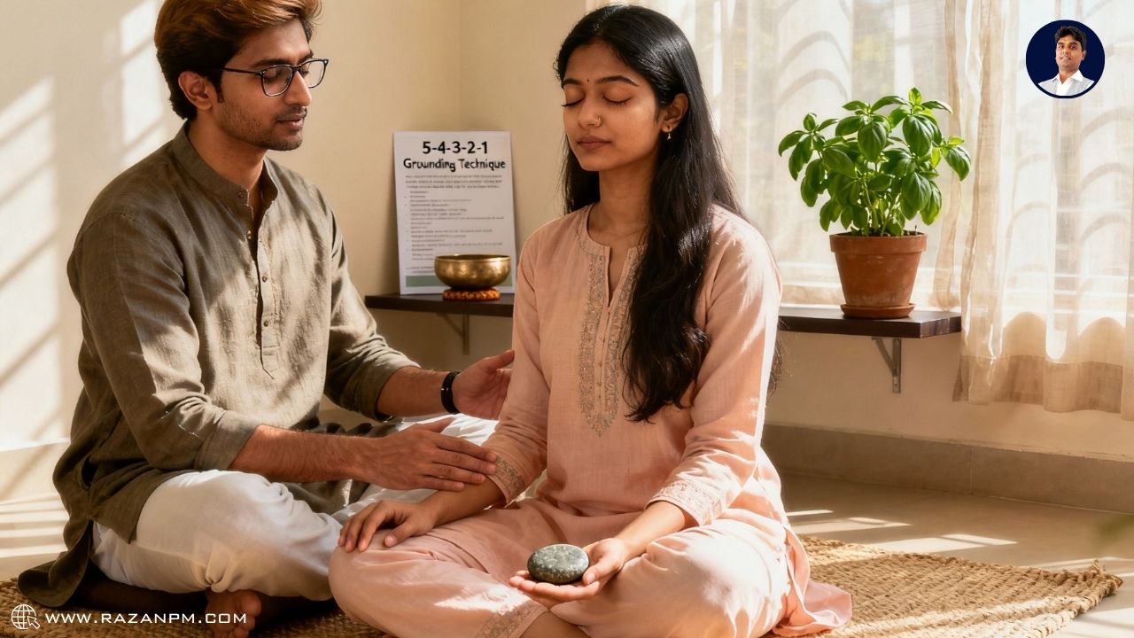 simple grounding steps to reduce phobia